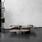 Rusta Modern Contemporary Nesting Coffee Table Set Of 3
