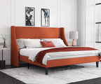 Tranquil Modern Minimalist Upholstered Bed