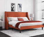 Tranquil Modern Minimalist Upholstered Bed