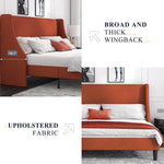 Tranquil Modern Minimalist Upholstered Bed