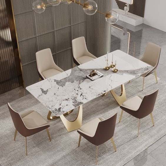 Serene Contemporary Luxury 8 Seater Dining Table Set Final Part Pay
