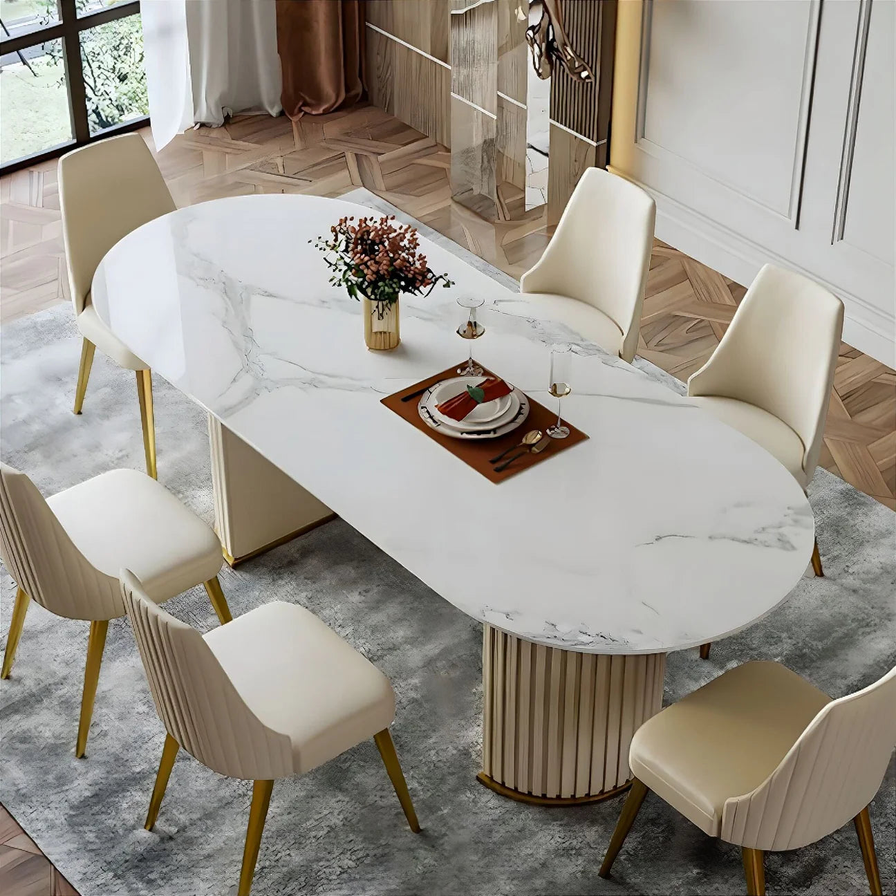 The Imperial Classic Luxury Dining Table Set
