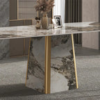 Plush Rectangle Contemporary 8 Seater Dining Table