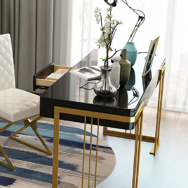 kema Modern Luxury Study Table With drawers