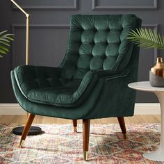Sterling Modern Wing Back Chair for Living Room