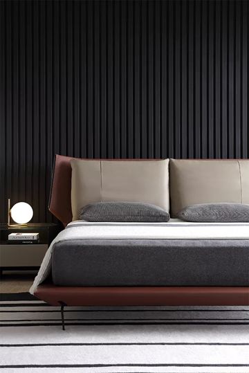 Iden Modern Sleek Bed Without Storage