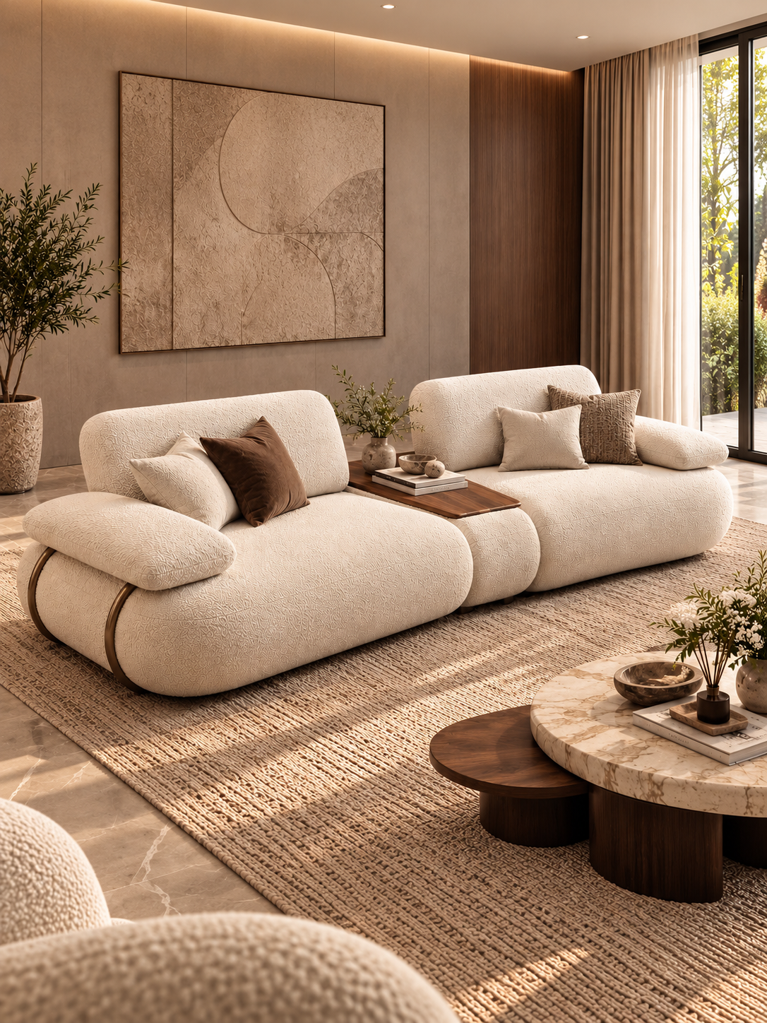 The Tavora Sofa — Luxury Modern Bouclé Sofa