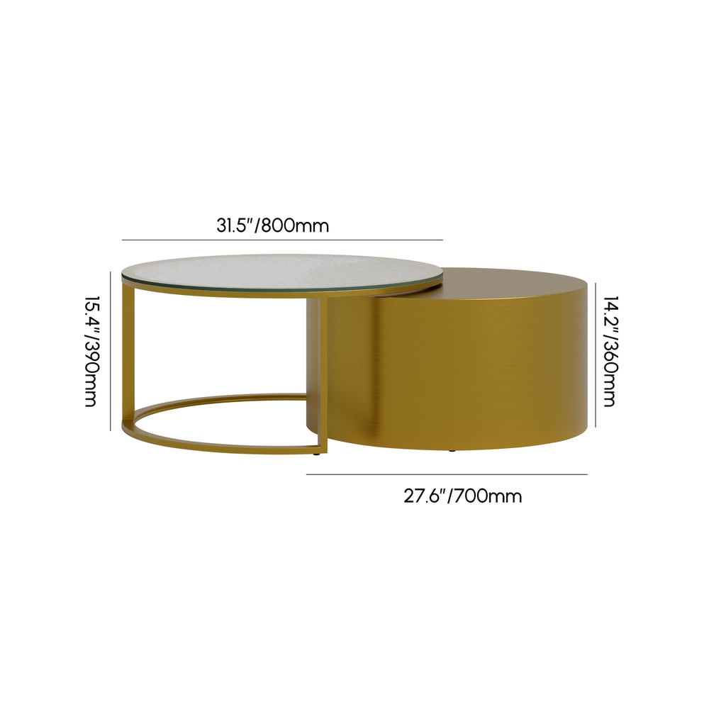 Frost Modern Nesting Coffee Table