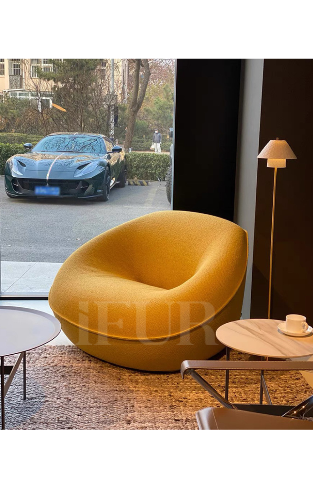 Golden Orbit Lounge Chair