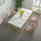 Majestic 4 Seater Dining set featuring a natural stone table top