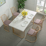 Majestic 4 Seater Dining set featuring a natural stone table top