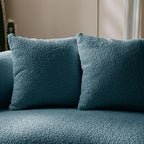 Cura 3 Seater Modern 4 Seater Boucle Curvy Sofa