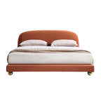 Serene Luxury Upholstered Platform Low Profile Bed