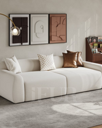 Capella Living Velvet Upholstered 3-Seater Luxury Sofa