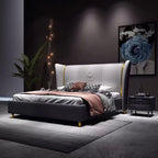 Miraculous Modern Upholstered Luxury Bed in Leatherette