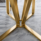 Stern Modern Luxury Dining Table Set
