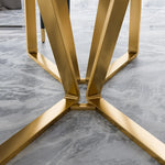 Stern Modern Luxury Dining Table Set