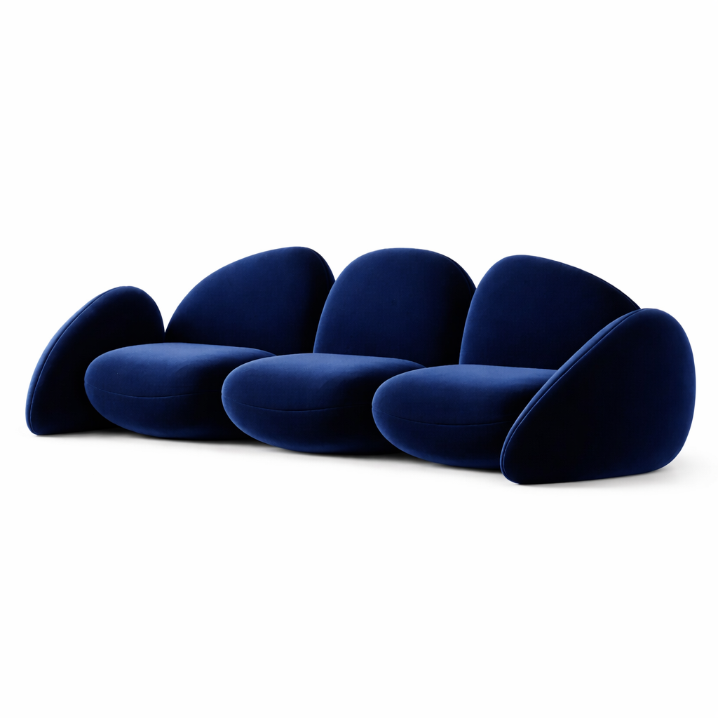 Rysa iFUR Modern Designer Curvy Sofa