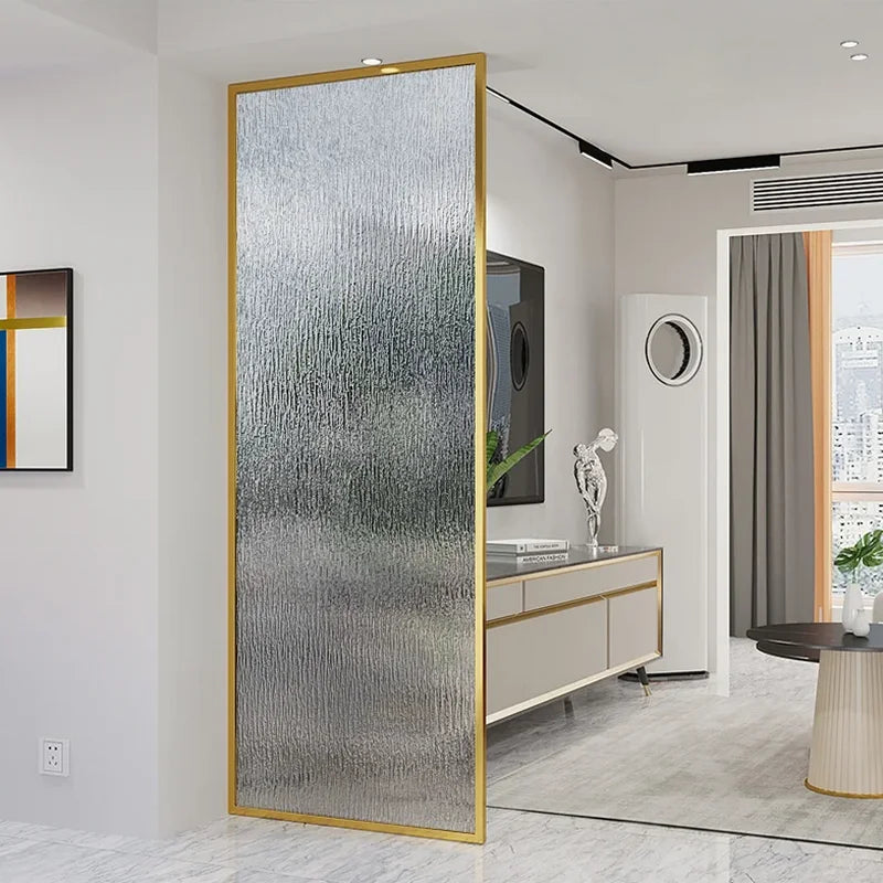 Gala Metal Partition With Glass For Bathroom