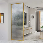 Gala Metal Partition With Glass For Bathroom