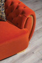 Milano Modern Luxury Chesterfield Designer Sofa Set