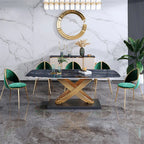 Nova Stylish and Modern Axis Dining Table and Chair Set - Perfect for Your Fashionable Home
