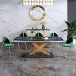 Nova Stylish and Modern Axis Dining Table and Chair Set - Perfect for Your Fashionable Home