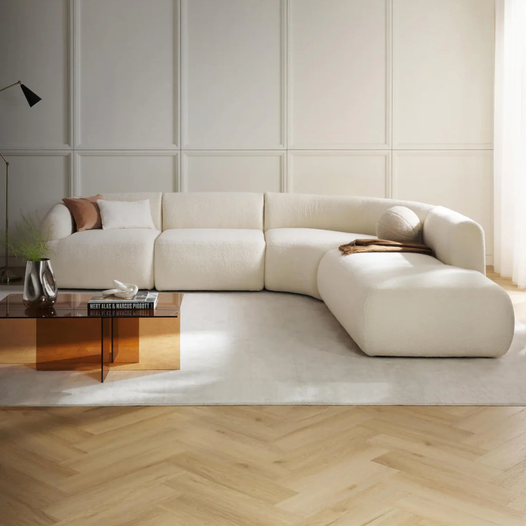 Wheaty Modern Luxury Boucle Sectional Sofa