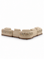 The Deloura Sofa — Luxury Floral Modular Corner Sofa