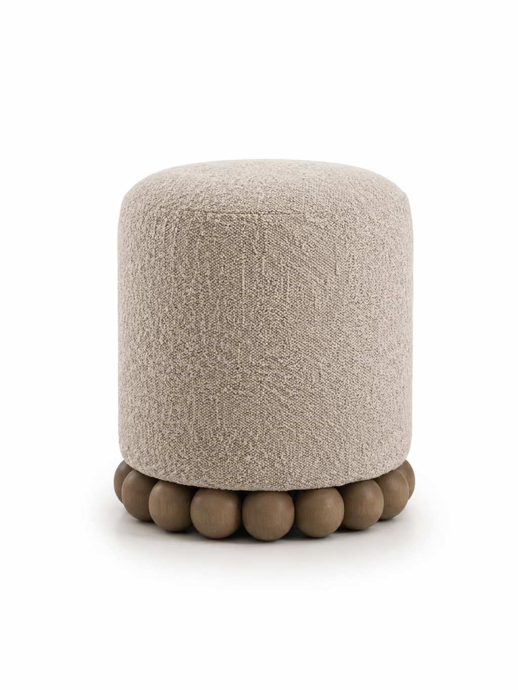 The Crest Bed — Luxury Bouclé Upholstered King Size Bed
