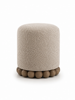 The Crest Bed — Luxury Bouclé Upholstered King Size Bed
