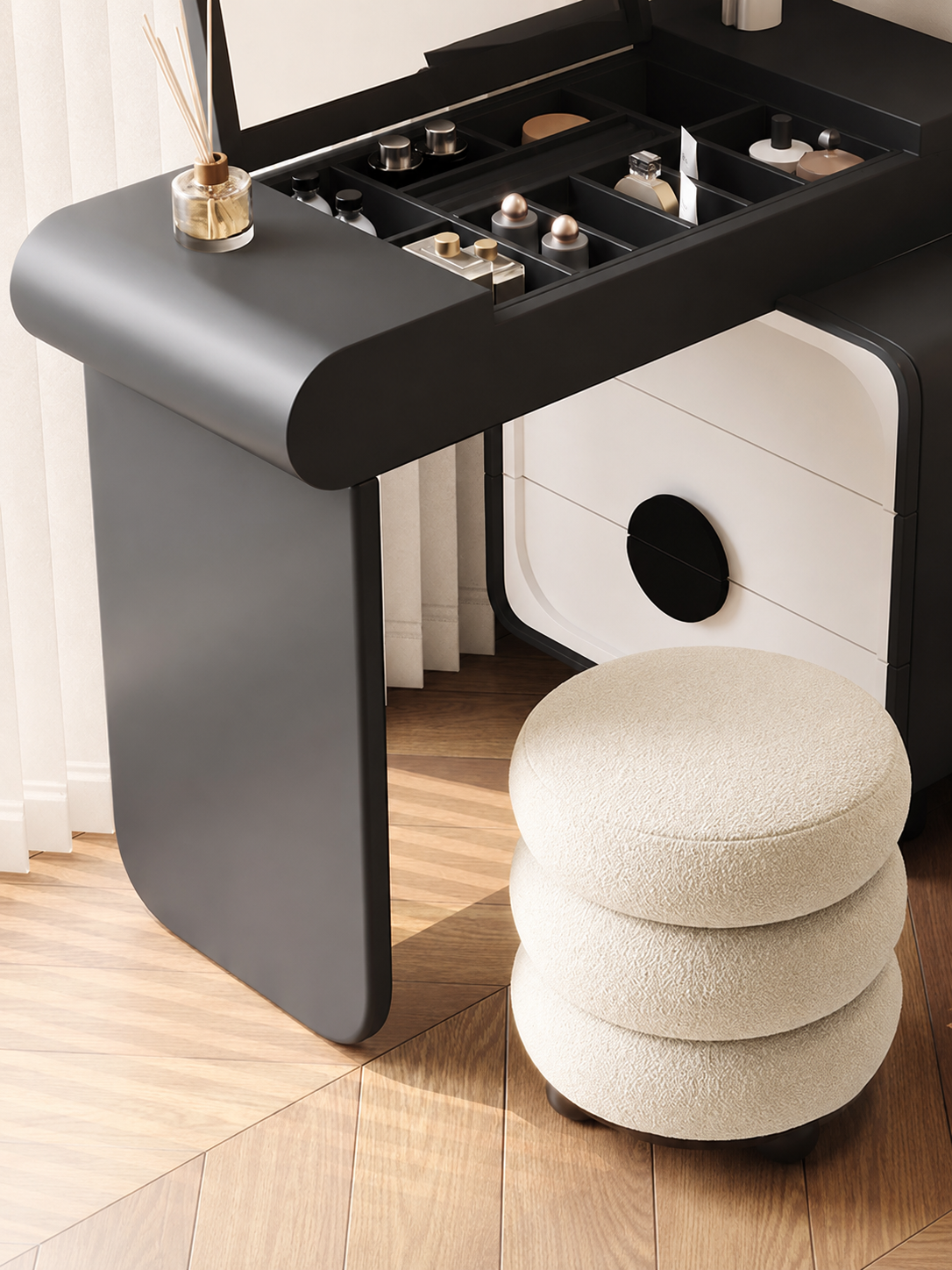 The Celestia Dressing Table — Luxury Modern Dressing Vanity
