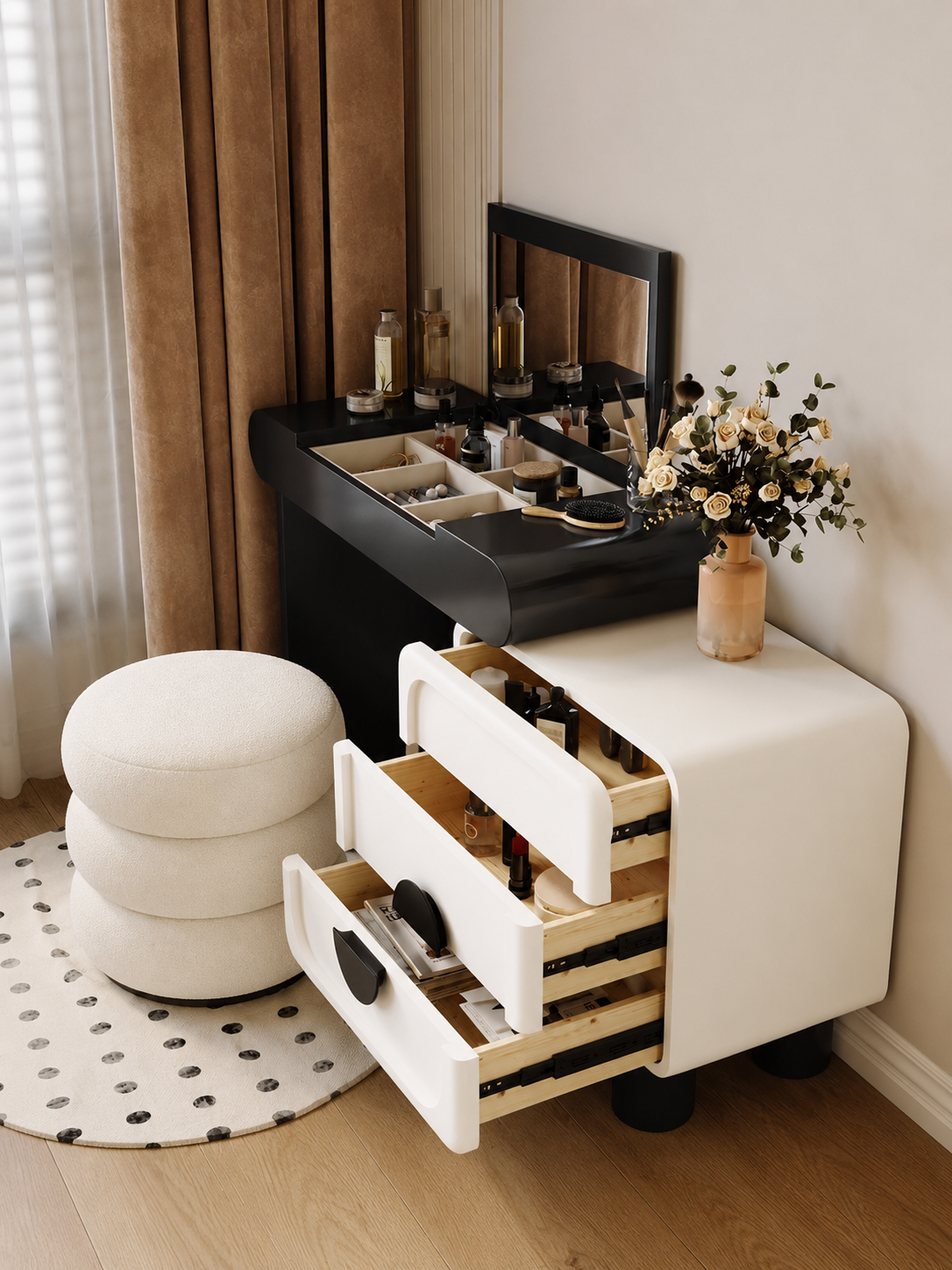 The Celestia Dressing Table — Luxury Modern Dressing Vanity