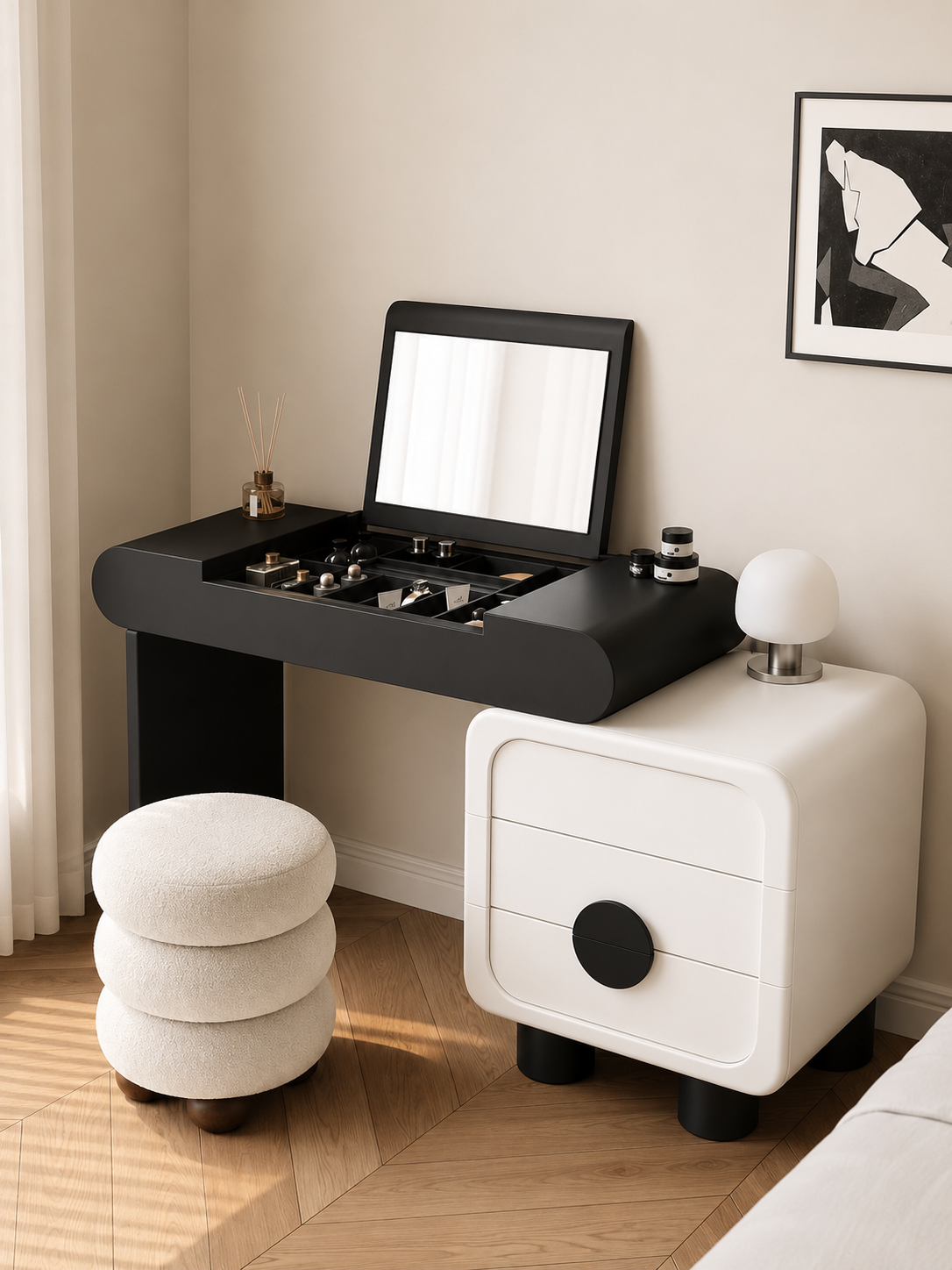 The Celestia Dressing Table — Luxury Modern Dressing Vanity