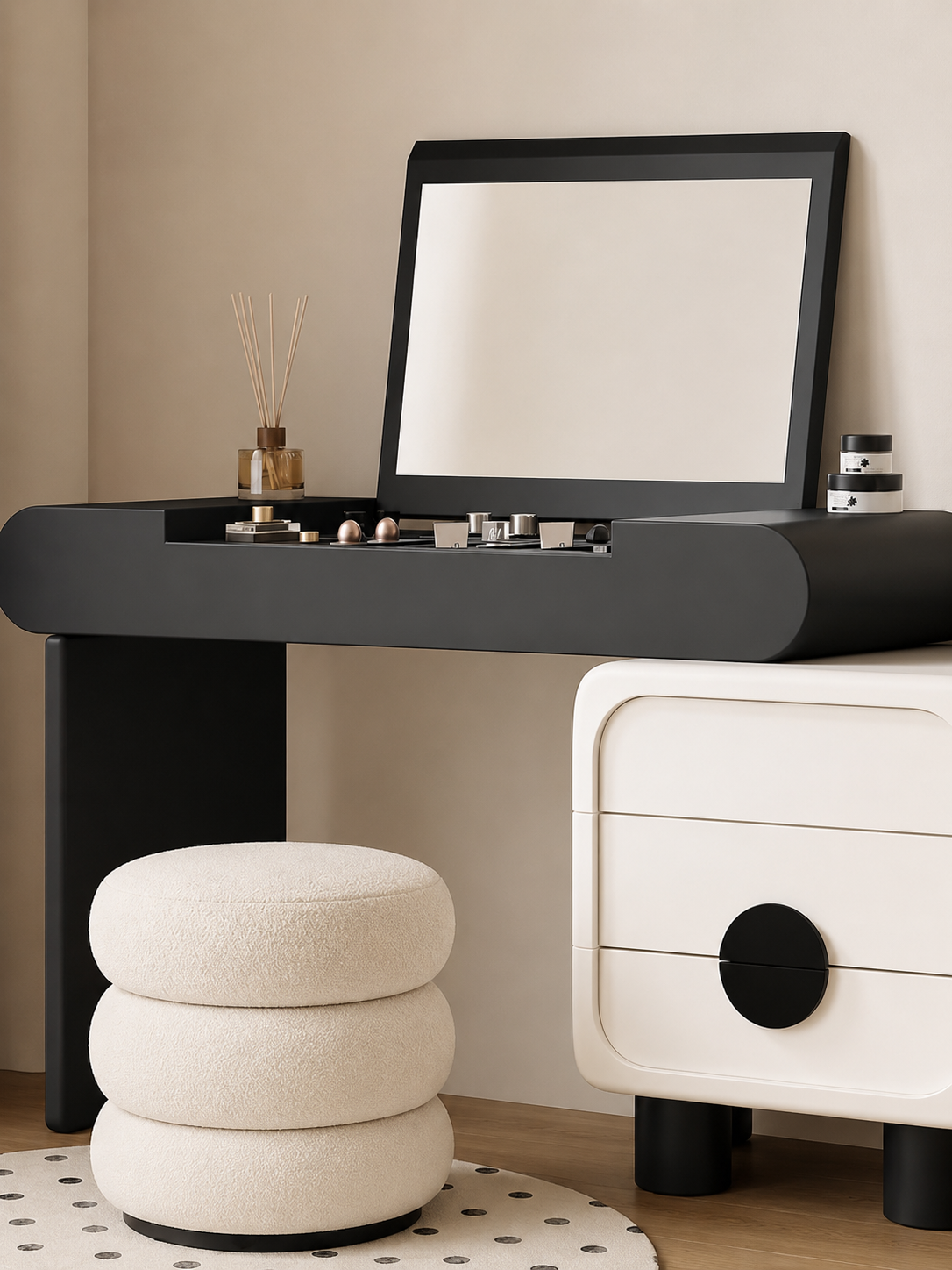 The Celestia Dressing Table — Luxury Modern Dressing Vanity