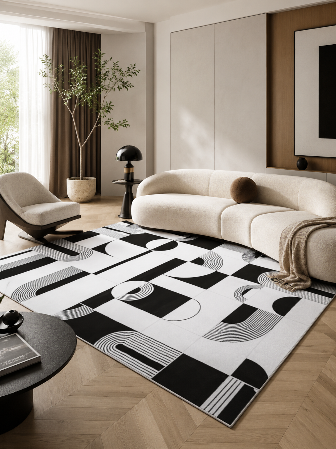The Solstice Rug — Luxury Modern Abstract Area Rug