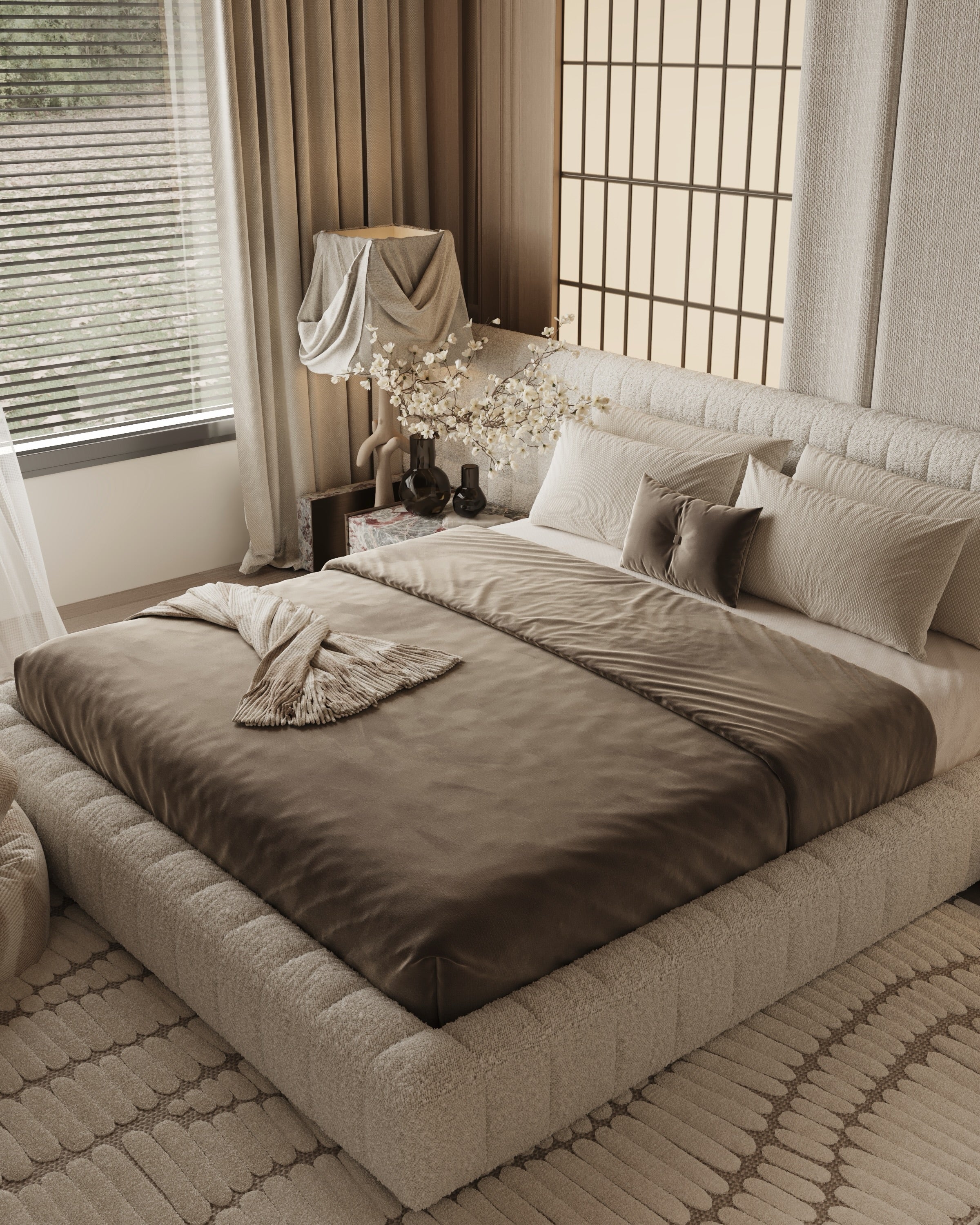 The Aspen Bed — Luxury Solid Wood Platform Bed