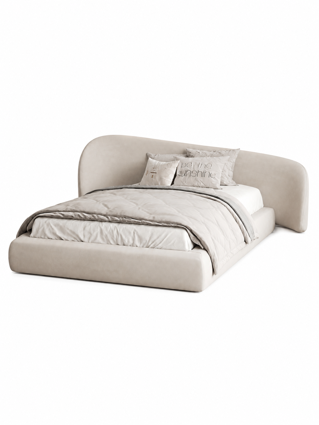 The Bravelle Bed — Luxury Upholstered Platform Bed