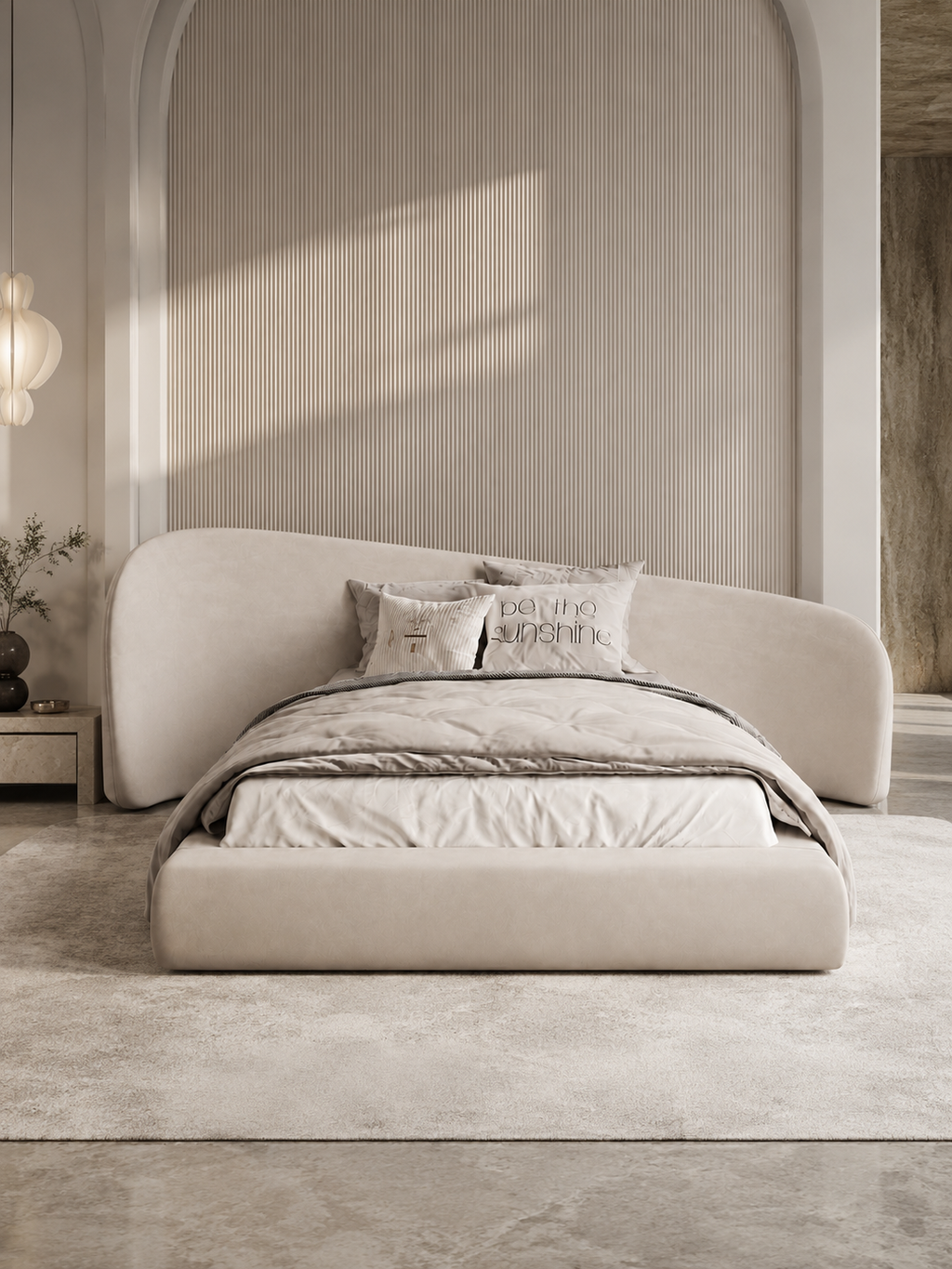 The Bravelle Bed — Luxury Upholstered Platform Bed