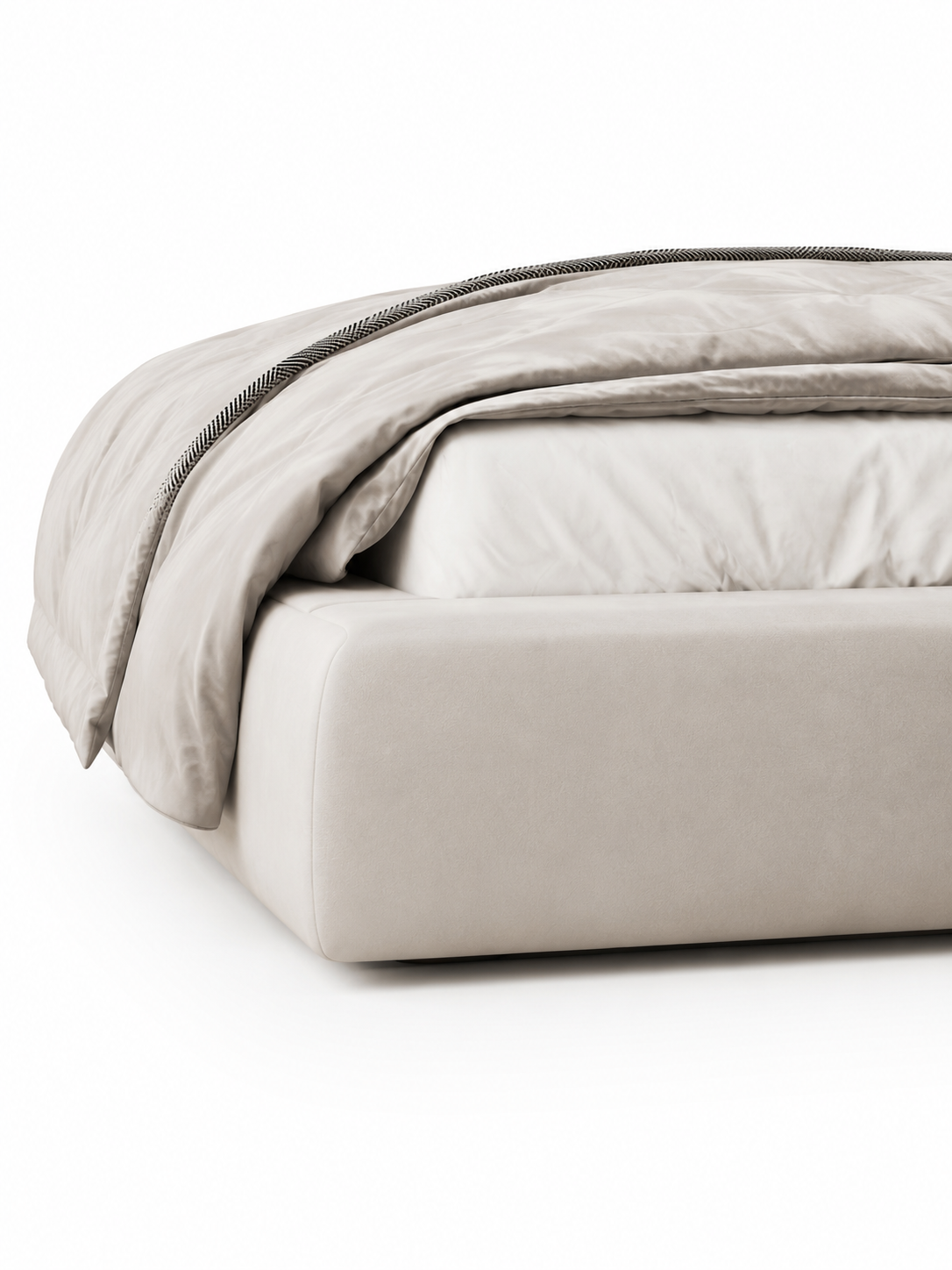 The Bravelle Bed — Luxury Upholstered Platform Bed