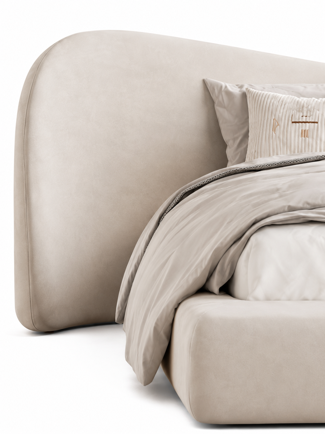 The Bravelle Bed — Luxury Upholstered Platform Bed