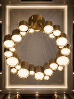 The Orion Chandelier — Luxury Modern Gold LED Statement Chandelier