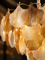 The Ginkgo Chandelier — Luxury Gold Leaf Designer Chandelier