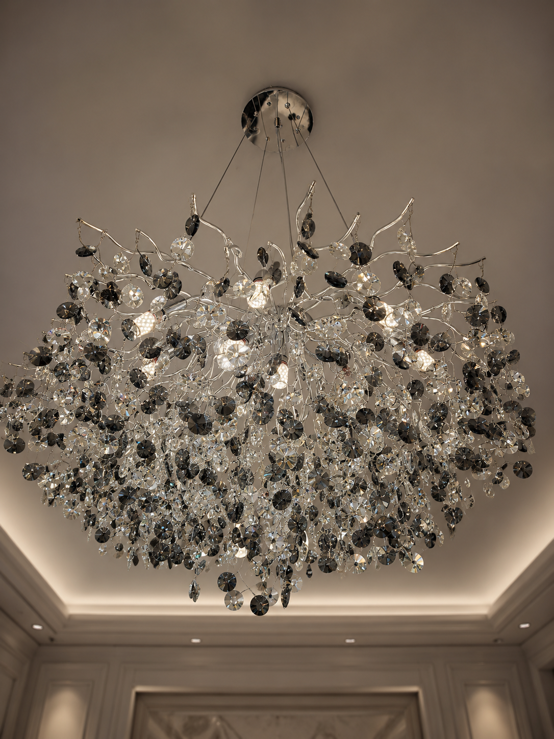 The Stellaris Chandelier — Luxury Contemporary Crystal Branch Chandelier