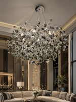 The Stellaris Chandelier — Luxury Contemporary Crystal Branch Chandelier