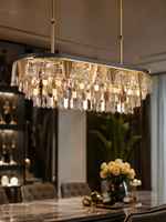 The Valorian Chandelier — Luxury Crystal Horizon Linear Chandelier