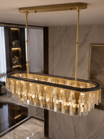 The Valorian Chandelier — Luxury Crystal Horizon Linear Chandelier