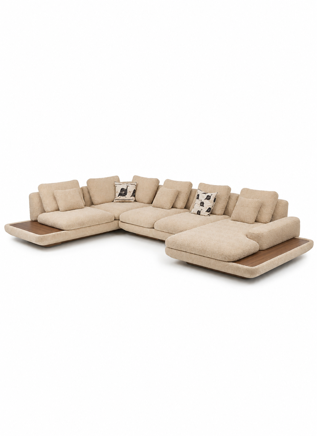 The Jovelle Sofa — Luxury Modular Bouclé 6 Seater Sofa