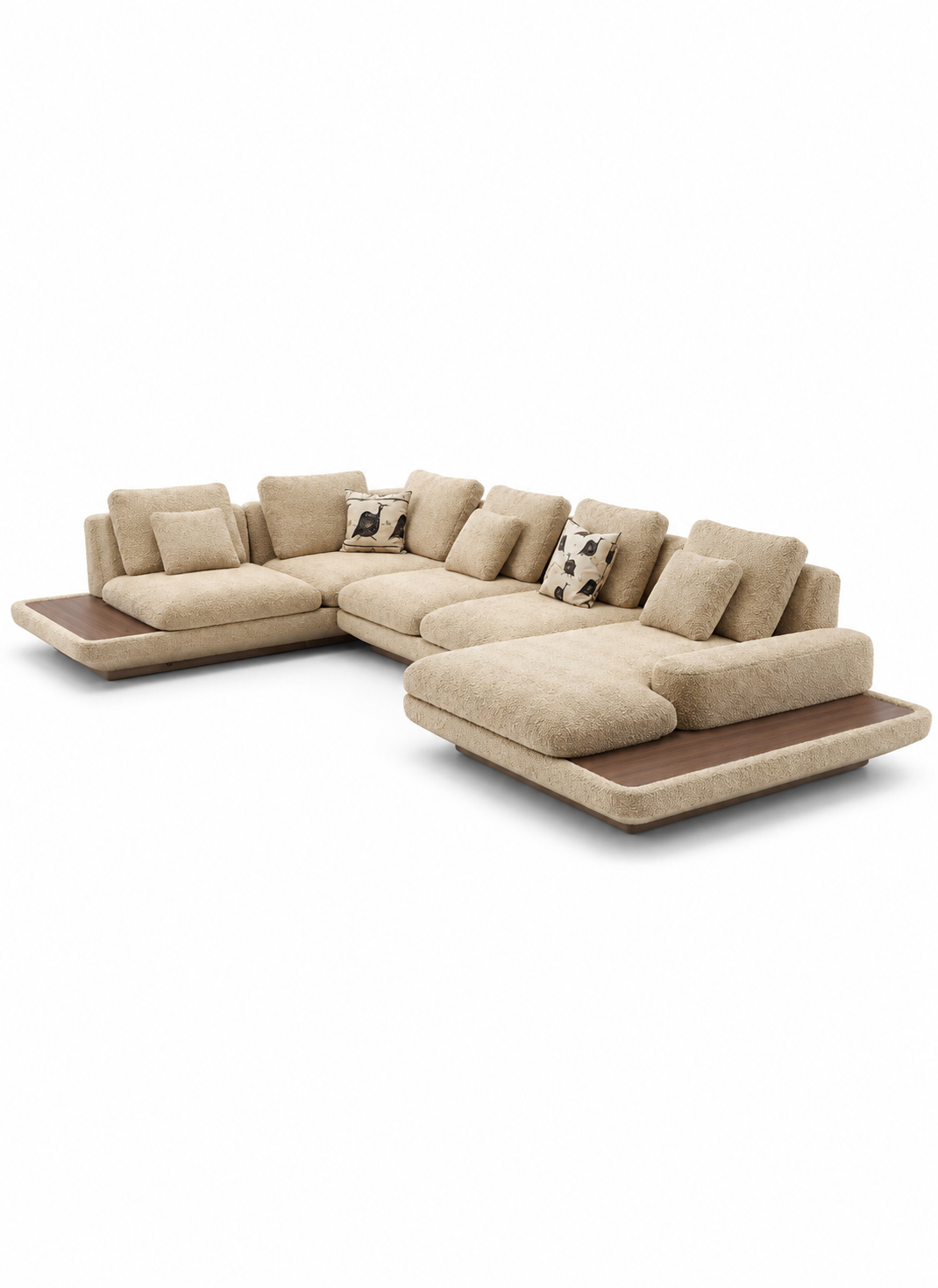 The Jovelle Sofa — Luxury Modular Bouclé 6 Seater Sofa