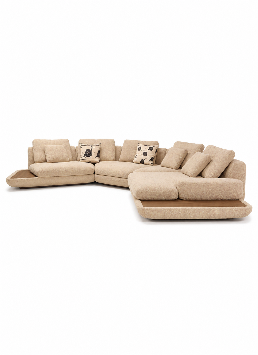 The Jovelle Sofa — Luxury Modular Bouclé 6 Seater Sofa